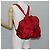 PRADA Backpack Nylon Red Silver Auth 137676 Silvery - view 28