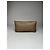 Triomphe Céline Clutch in Pelle Monogramma Celine Paris Vintage Beige Marrone - vista 2