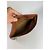 Triomphe Céline Clutch in Pelle Monogramma Celine Paris Vintage Beige Marrone - vista 3