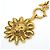 Chanel Collana con Pendente Medaglione Sole Leone Oro Gold hardware - vista 2