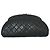 Pochette Chanel in pelle nera trapuntata Nero