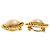 Orecchini Chanel con motivo CC e perla dorati Gold hardware - vista 2