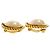 Orecchini Chanel con motivo CC e perla dorati Gold hardware - vista 4