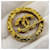 Spilla Chanel Logo CC Oro Gold hardware  - vista 5