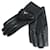 Lederhandschuhe mit Prada-Dreieckslogo Schwarz  - Ansicht 1