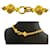 Collana Chanel Coco Mark e Camelia Oro Gold hardware  - vista 8