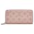 Louis Vuitton Pink Monogram Mahina Zippy Wallet Leather Pony-style calfskin  ref.2488151