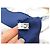 Hermès FULAR VINTAGE HERMES LES PLUMES LINARES SETA BLU 90CM SCATOLA - vista 12