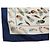 Hermès FULAR VINTAGE HERMES LES PLUMES LINARES SETA BLU 90CM SCATOLA - vista 5