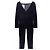Mono de terciopelo Chanel Collector Otoño/Invierno 1994 Negro