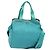 Borsa Tote PRADA Nylon 2in1 Blu Turchese Argento Auth ti3401