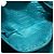 Borsa Tote PRADA Nylon 2in1 Blu Turchese Argento Auth ti3401 - vista 22