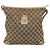 Borsa a Spalla Abbey GG Canvas Gucci Beige Oro 131326 Auth SW1474 D'oro - vista 2