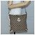 Borsa a Spalla Abbey GG Canvas Gucci Beige Oro 131326 Auth SW1474 D'oro - vista 22