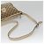 Borsa a Spalla Abbey GG Canvas Gucci Beige Oro 131326 Auth SW1474 D'oro - vista 7