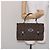 Céline Borsa a mano in tela Macadam C di CELINE marrone e oro Auth 135161 D'oro - vista 23