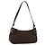 Pochette Accessorio Salvatore Ferragamo Camoscio Marrone Argento Auth gh716