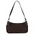 Pochette Accessorio Salvatore Ferragamo Camoscio Marrone Argento Auth gh716 - vista 13