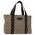 Gucci Borsa Tote GG Supreme in PVC beige argento 141976 Auth bs28870