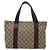 Gucci Borsa Tote GG Supreme in PVC beige argento 141976 Auth bs28870 - vista 2