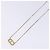 Collana Logo CD Christian Dior in metallo dorato Auth 140832 - vista 10