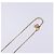 Collana Logo CD Christian Dior in metallo dorato Auth 140832 - vista 12
