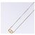 Collana Logo CD Christian Dior in metallo dorato Auth 140832 - vista 4