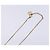 Collana Logo CD Christian Dior in metallo dorato Auth 140832 - vista 6