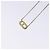 Collana Logo CD Christian Dior in metallo dorato Auth 140832 - vista 9