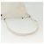 Bolsa de Ombro Salvatore Ferragamo em Couro Branco Prata Auth bs28717 - vista 7