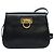 Borsa a Spalla Gancini in Pelle Salvatore Ferragamo Blu Navy Oro Auth bs28922 - vista 13