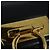 Borsa a Spalla Gancini in Pelle Salvatore Ferragamo Blu Navy Oro Auth bs28922 - vista 18