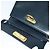 Borsa a Spalla Gancini in Pelle Salvatore Ferragamo Blu Navy Oro Auth bs28922 - vista 9