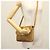 Céline Borsa a Spalla in Tela Macadam CELINE PVC Beige Oro Auth BA5468 D'oro - vista 27