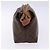 Céline CELINE Macadam Canvas Clutch Tasche aus PVC-Leder in Braun Gold Auth gh607 Golden - Ansicht 3