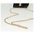 Borsa a Spalla Vala Chain in Pelle Blu Navy e Oro Auth gh620 di Salvatore Ferragamo D'oro - vista 7