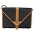 Saint Laurent Borsa a Spalla in PVC Pelle Marrone Oro Auth BA5492 D'oro - vista 13