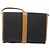 Saint Laurent Borsa a Spalla in PVC Pelle Marrone Oro Auth BA5492 D'oro - vista 2