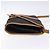 Saint Laurent Borsa a Spalla in PVC Pelle Marrone Oro Auth BA5492 D'oro - vista 3