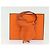 Hermès HERMES Paddock Marina Charm Pelle Marrone Auth ac3861 - vista 11