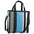 Borsa a Mano BALENCIAGA in Pelle 2 in 1 Blu Grigio Auth 135253M Marrone