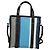 Borsa a Mano BALENCIAGA in Pelle 2 in 1 Blu Grigio Auth 135253M Marrone - vista 13