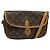 LOUIS VUITTON Borsa a Spalla Monogram Gibeciere PM M42248 LV Auth 135042 Monogramma