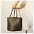 Borsa a mano LOEWE in pelle marrone argento autentica 135204 - vista 21