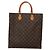 LOUIS VUITTON Borsa Sac Plat Monogram M51140 LV Auth 141315 Monogramma - vista 2