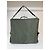 Vintage Issey Miyake Canvas Polyester Reisetasche 2-Wege Grau Khaki - Ansicht 2