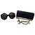 Philipp Plein SPP102S-700 Gafas de sol negras geométricas Negro