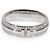 Tiffany & Co Anillo ancho de diamante Tiffany T en oro blanco de 18k 0,57 CTW