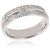Tiffany & Co Anillo ancho de diamante Tiffany T en oro blanco de 18k 0,57 CTW - vista 2