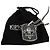 Autre Marque Pendente per cane King Baby Pave Fleur-de-Lis in diamanti neri in argento - vista 3